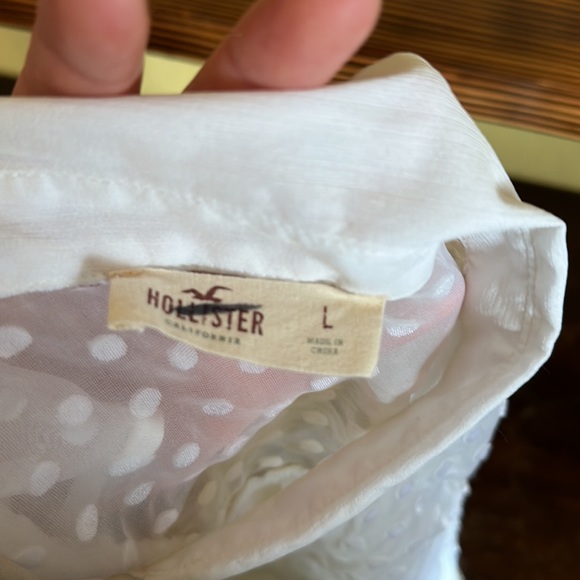 Hollister Button Down Tank Top Blouse - Picture 8 of 9